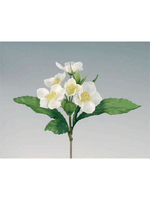 Christrosen Pick 16cm H�he creme wei�