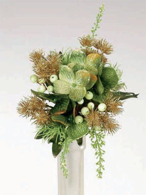 Weihnachts Pick creme 24cm H�he 24cm Durchmesser