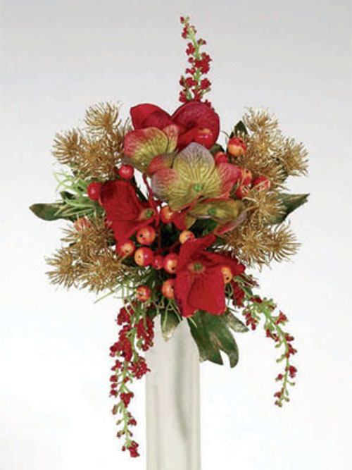 Weihnachts Pick rot 24cm H�he 24cm Durchmesser