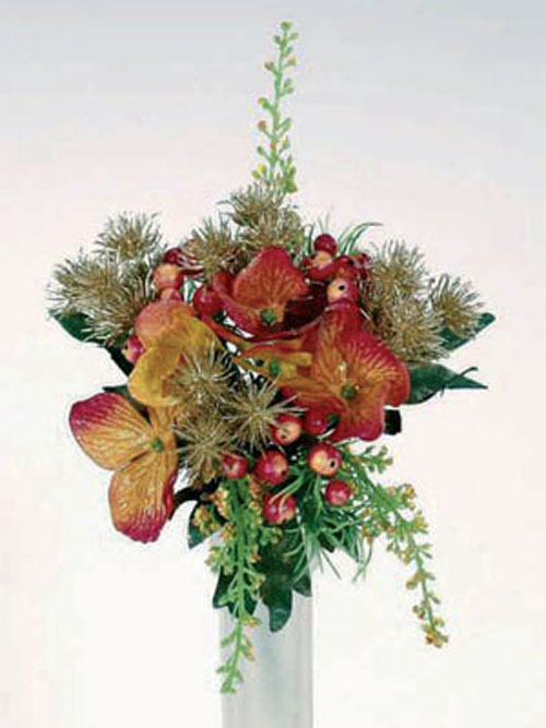 Weihnachts Pick terracotta 24cm H�he 24cm Durchmesser